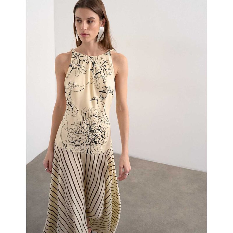 TOPSHOP Mille Sleeveless Maxi Dress image number 2